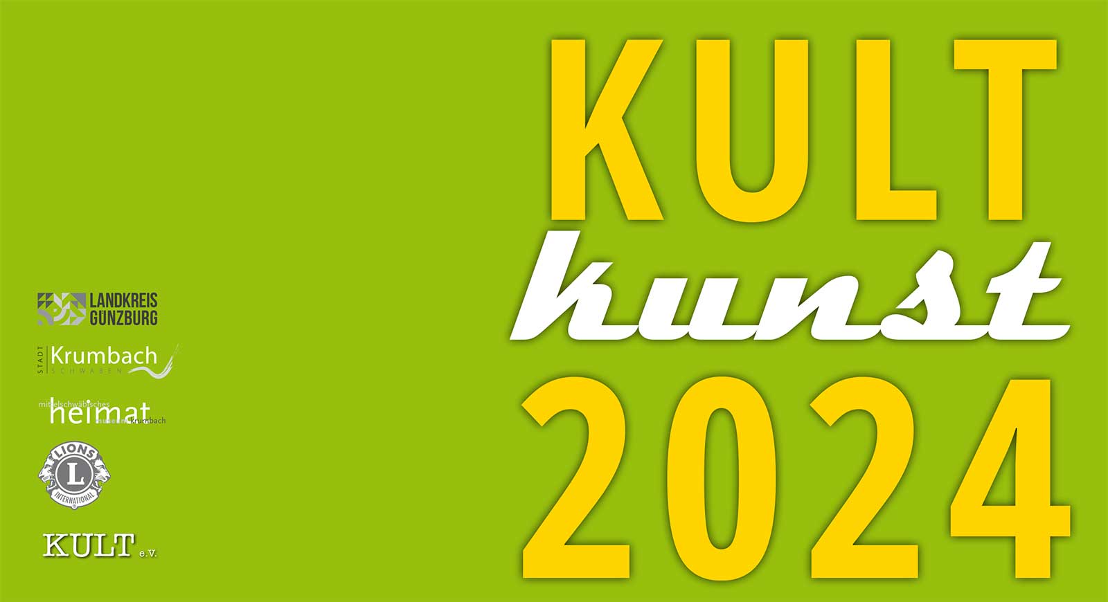KULT-Kunst 2024 Flyer